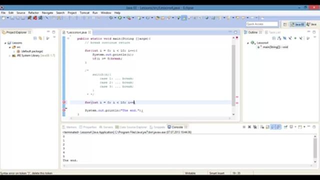 Java - Операторы безусловного перехода. Урок 4! смотреть онлайн