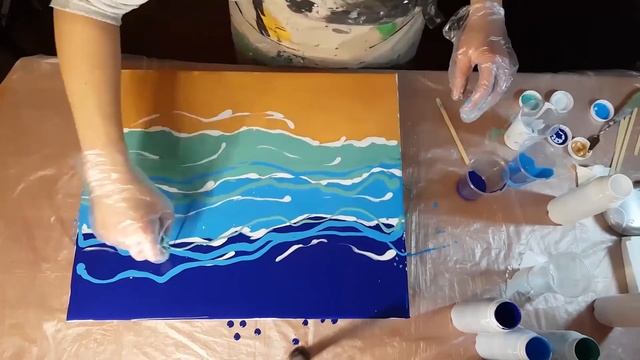 Набор для fluid art + мастер-класс от Art Ana Tali смотреть онлайн