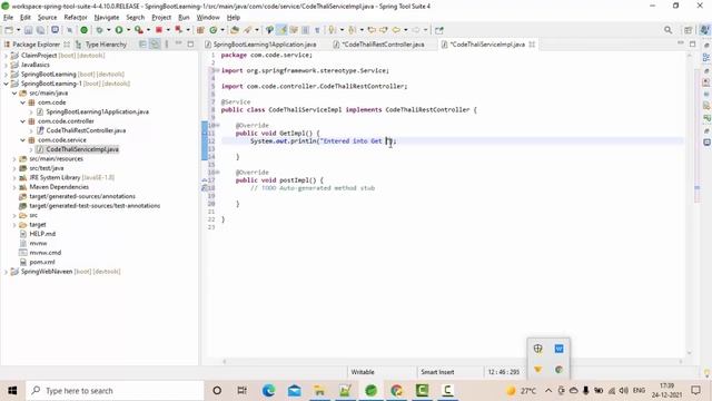 Rest Controller in Spring Boot | Get Mapping ,Post Mapping in Java| Spring Boot Tutorials| CodeThal смотреть онлайн