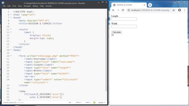 Session and Cookies in PHP смотреть онлайн