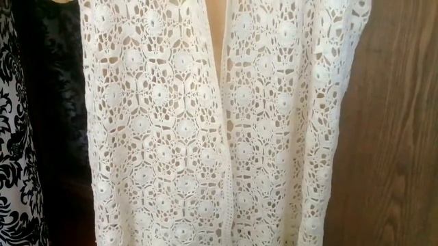 #кардиган крючком из ажурных мотивов смотреть онлайн