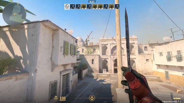 Counter strike 2 | Bowie Knife Damascus Steel Inspect and animation смотреть онлайн
