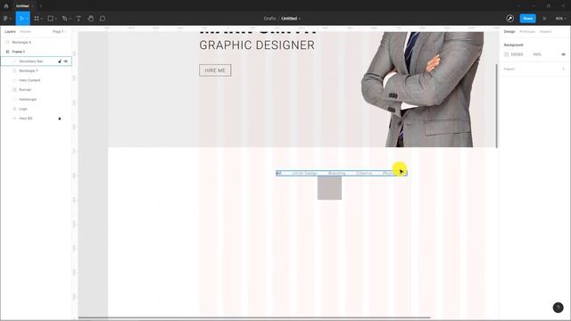Figma - Design a Portfolio Website смотреть онлайн