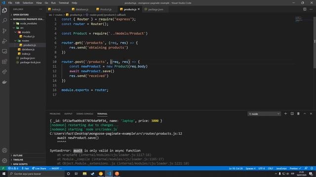 Mongoose Paginate | Ejemplo Práctico de mongoose-paginate-v2 смотреть онлайн