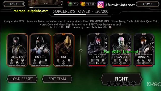 Все новости и информация про башню колдунов в Mortal Kombat Mobile смотреть онлайн