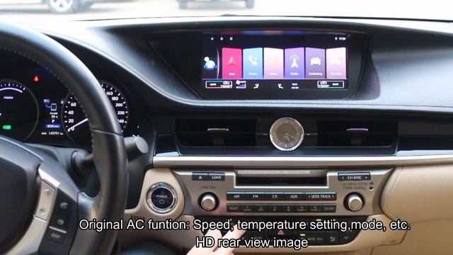 10.25" Lexus ES Android Head Unit Touch Screen Upgrade Navigation смотреть онлайн