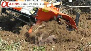 Культиватор Skiper SK-850 работа фрезами