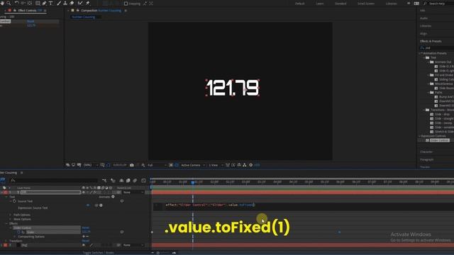 Make An Animated Number Counter In Adobe After Effects | Tutorial смотреть онлайн