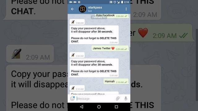 StarkPass password reinforcement Telegram bot смотреть онлайн
