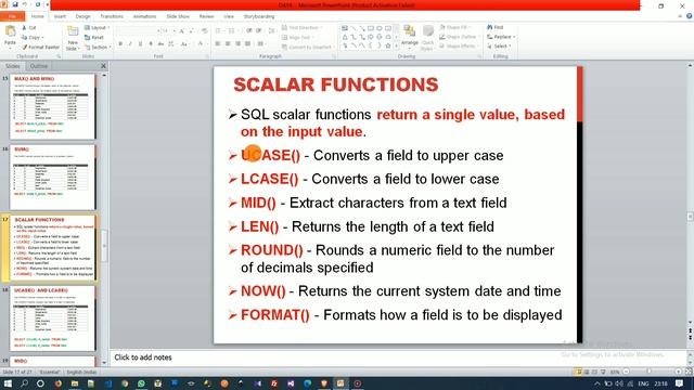 MYSQL FUNCTIONS - Chapter 25 смотреть онлайн