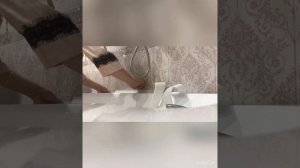 Как наклеить бордюрную ленту в ванной