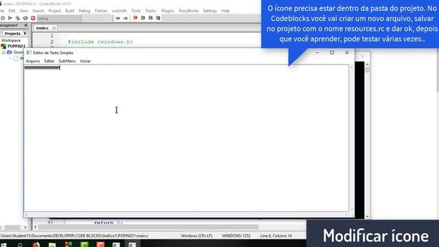 Linguagem C - Trocar o ícone da janela com arquivo.rc смотреть онлайн