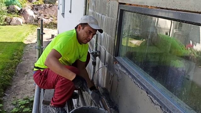 Финляндия Хельсинки (Эспоо) делаю наружную штукатурку (Фасад) смотреть онлайн