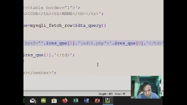 PHP, HTML, and MySQL fetching data to edit instance. смотреть онлайн
