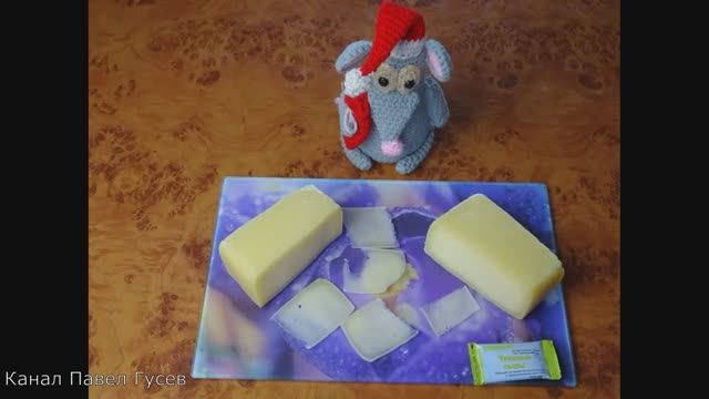 Полутвердый сыр по типу "Качота". 3 недели выдержки. Смотрим, пробуем что получилось. смотреть онлайн