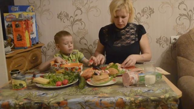 Весёлые Бутербродики для детский праздников #2