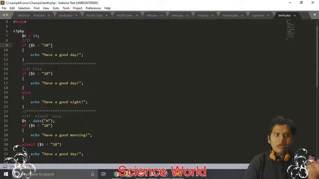 Conditional Statements In PHP | If Else | Else If Statement In PHP | Tutorial 10 смотреть онлайн
