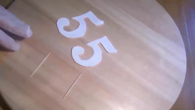 Как сделать цифру из мастики . Банановая цифра для торта из мастики! смотреть онлайн