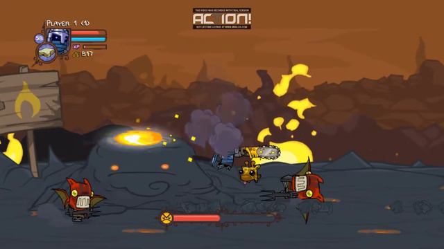 Castle crashers boss Volcan смотреть онлайн