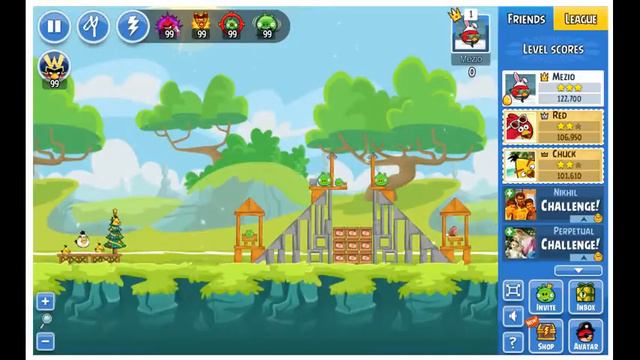 Angry Birds Friends Tournament all Level Week 192 POWER UP Highscore смотреть онлайн