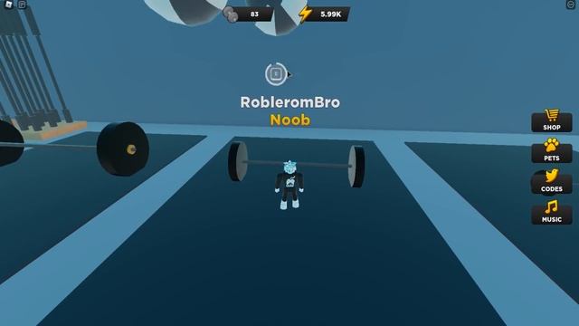 Я СТАЛ СУПЕР КАЧКОМ В СИМУЛЯТОРЕ СТРОНГМЕНА! ROBLOX Strongman Simulator смотреть онлайн