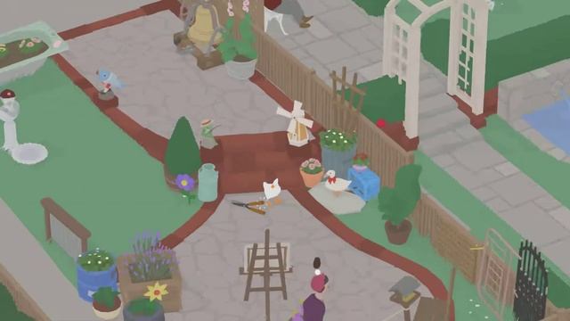 Untitled Goose Game(гусь гейм) прохождение игры на русском#3 Гусь провокатор! смотреть онлайн