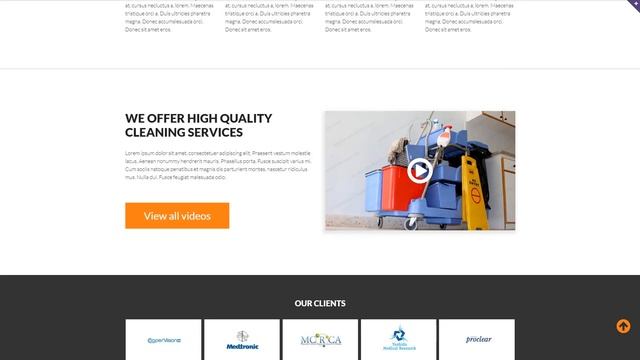 Cleaning Responsive Website Template by WT - 53151 смотреть онлайн