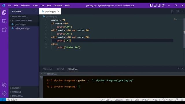 if elif else and nested if statement in python #pythonforbeginners #python смотреть онлайн