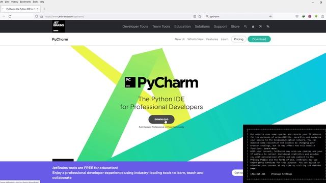 How to Download and Install Python and PyCharm | Python Project 0 смотреть онлайн