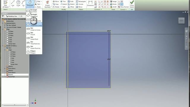 ATW INVENTOR FRAME GENERATOR CREATE OUTER FRAME PATTERN смотреть онлайн