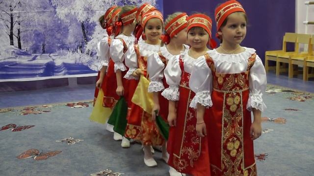 Танец "Березка" в детском саду. Автор- Дарья Калашникова. смотреть онлайн