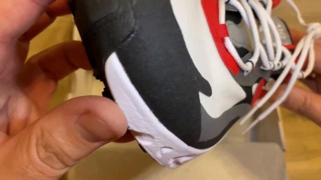 Unpacking Nike Air Max 270 React CI3866-002 EU44 смотреть онлайн