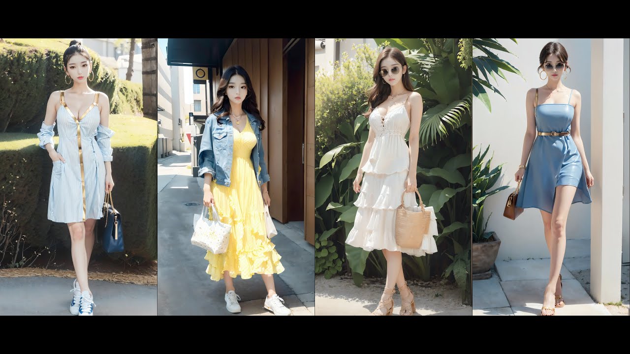 Ai Art Girls. Девушки в летней одежде смотреть онлайн