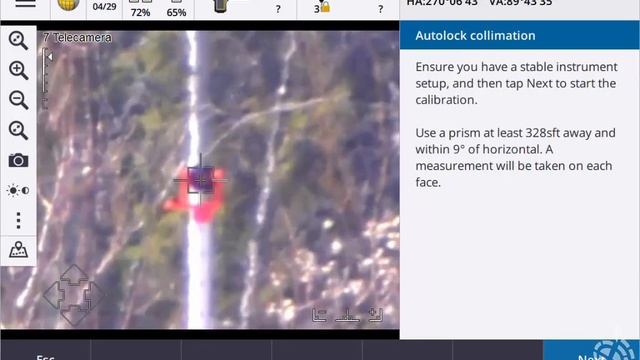 Trimble Access Autolock Collimation смотреть онлайн