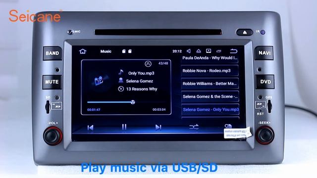 2 Din Radio 2005-2010 Fiat Stilo GPS Sat Nav DVD Player with Touch Screen Audio system смотреть онлайн