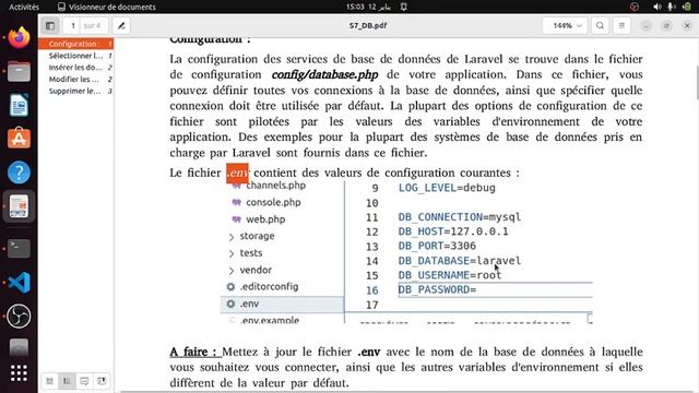 Laravel9 V42: utiliser une base de données Mysql (1) смотреть онлайн