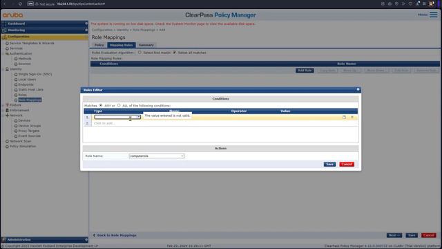 Aruba ClearPass Training Part 2 Roles and role mapping смотреть онлайн
