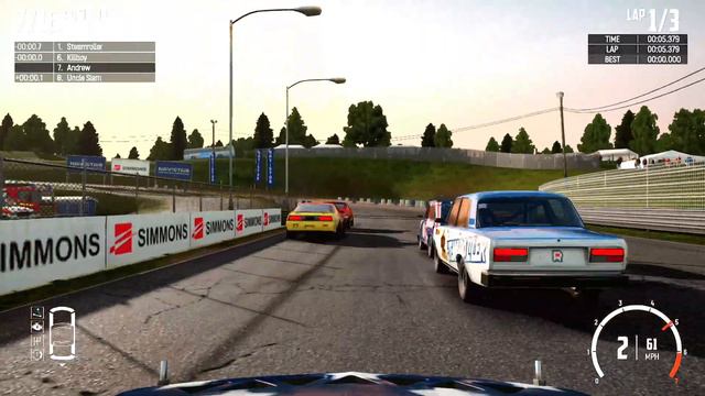 Wreckfest Gameplay On Nintendo Switch - Four Races On Expert Difficulty With Top 2 Lap Times