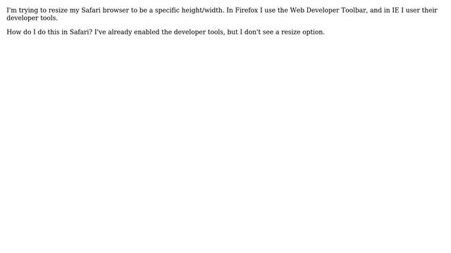 How do I resize the Safari browser window? (2 Solutions!!) смотреть онлайн
