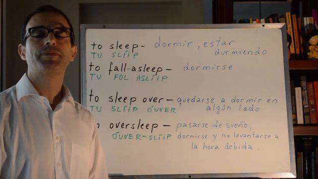 Uso de Verbos en INGLES: Variaciones con el verbo TO SLEEP смотреть онлайн