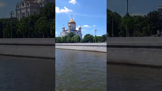 Речная прогулка на теплоходе по Москве-реке. смотреть онлайн