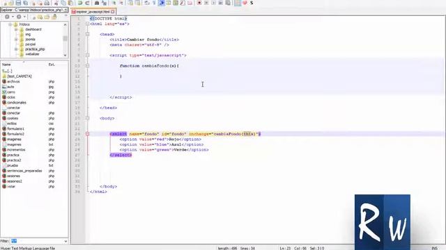 Cambiar Color de Fondo con Javascript YouTube смотреть онлайн