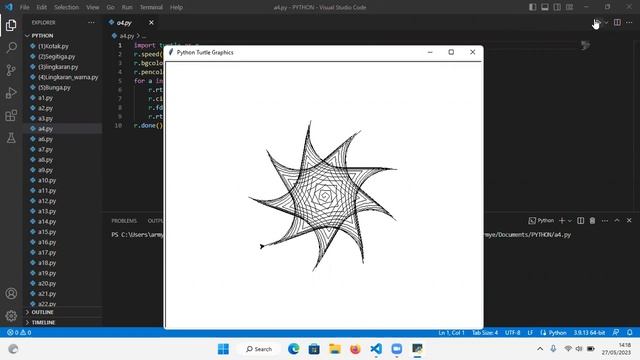 Python Turtle Graphics / Amazing Design Python Turtle Graphics смотреть онлайн