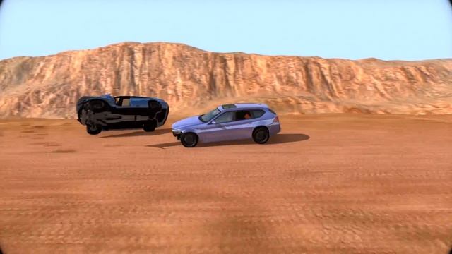 BeamNG Drive - Cars Not Meant To Be Racing On The Long Bumpy Desert Road (Will Anyone Make It?!) смотреть онлайн