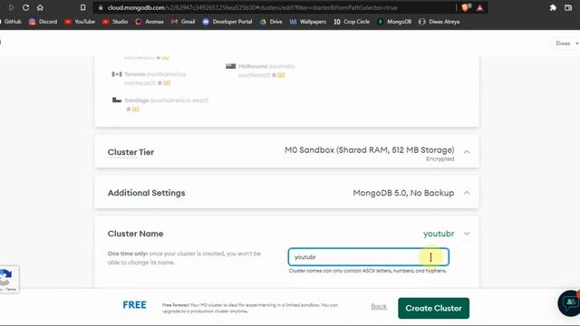Create MongoDB URL In 5 minutes смотреть онлайн