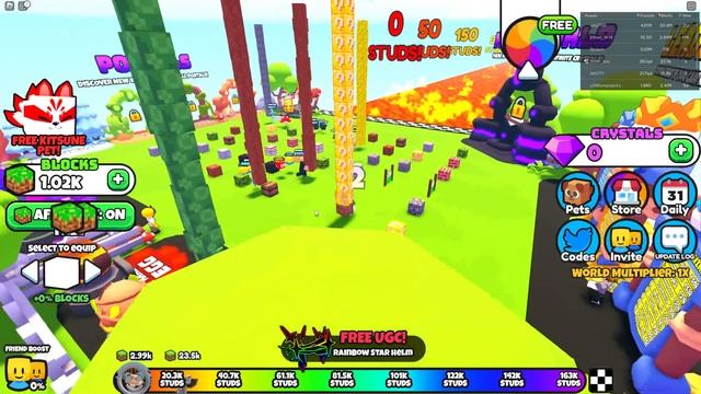 [LIMITED EVENT] How to get the Rainbow Star Helm in Block Race for free! | Roblox Free UGC смотреть онлайн