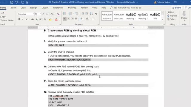 Creating PDB in Oracle 19c Database - Creating PDB by Cloning from Local and Remote PDB смотреть онлайн
