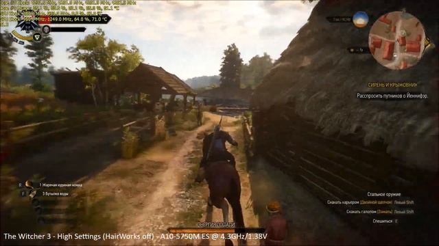 MSI GX70 - Testing overclock A10-5750M ES @ 4.3GHz/1.38V in 10 Games - Maximum (Ultra) Settings смотреть онлайн