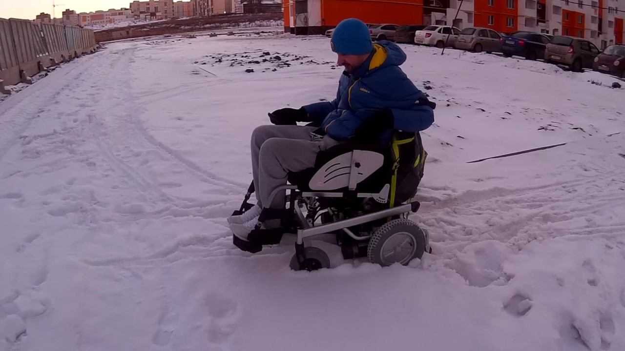ELECTRIC WHEELCHAIR Зима, Покатушки, Armed fs 123 43 GC смотреть онлайн