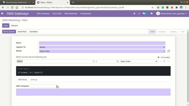 Introducing the SMS Gateway in Odoo | How to Send SMS Using Twilio, ClickSend, or Odoo Gateway смотреть онлайн